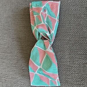 Emilio Pucci Green and Pink Patterned Hairband / Headband
